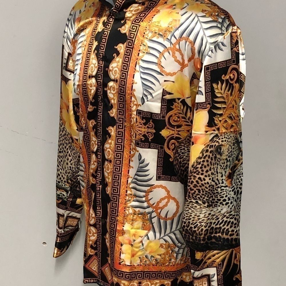 Barabas button front shirt multi floral classic - Picture 2 of 3